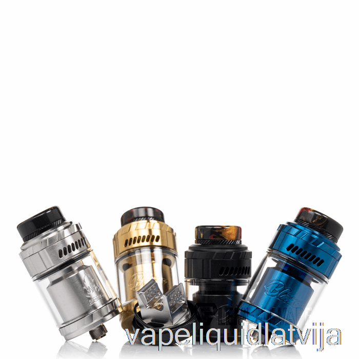 Thunderhead Creations Blaze Solo 25mm Rta Sudraba Melns Vape šķidrums